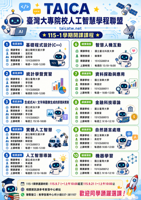 115-1  TAICA開課公告圖片